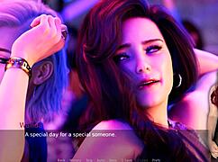 Ms. Denvers Dances Energetically In The Nightclub At Forty