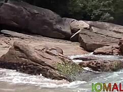 Hardcore Latino Jock Creampied After Bareback on the Beach