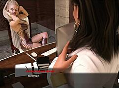 Fashionbusiness visits friend intensely in 3d cartoon hentai anime game