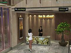 Fashionbusiness visits friend intensely in 3d cartoon hentai anime game