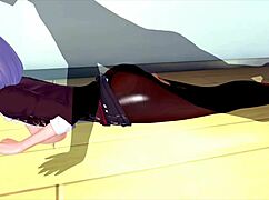 female teacher craves energy, riding hard in kinky 3d hentai action. squirting climax awaits!