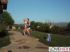 Holy Hell, Giantess Dominates Petite in Wild Fetish Sucking Scene!