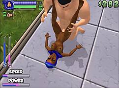 In bonetown vacation ep 11, enjoy bone voyage with outdoor anal and blowjob.