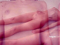 Ever seen four beauty girls naked on the beach?