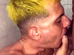 My blowjob diary: twink filled my mouth with monster cock! Complete facial.