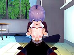 female teacher craves energy, riding hard in kinky 3d hentai action. squirting climax awaits!