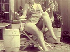 What secrets lie in this vintage erotic cartoon illustration from the past?