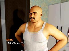 Tales from Deep Eve 3: Brunette Gives Handjob to Old Neighbor