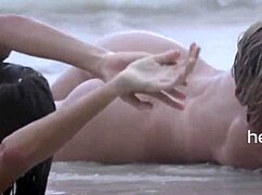 Ever seen four beauty girls naked on the beach?