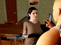 Tales from Deep Eve 3: Brunette Gives Handjob to Old Neighbor