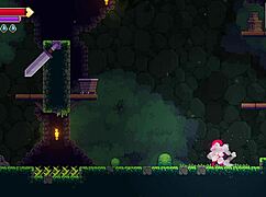 【スカーレット・メイデンの実況プレイ パート2】横スクロのローグライク2階層ボスまで攻略開始！