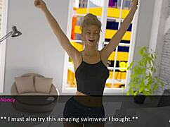 slutty housewife teases big cocks in neighborhood cosplay