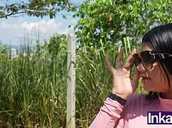 Teen Colombian Swallows Semen With Disgust