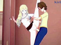 Kasumi Nomura, Olivia, and Chisato Higuchi in intense futanari sex from Asobi Asobase hentai