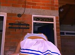 Petite latina teen relaxes for slow tight college fucking.