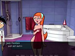 danny phantom explores amity park's redhead with big tits in rough hentai