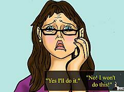 big butt white professor slammed by pimp in game.