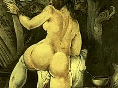 Vintage Erotic Drawings Showcase Retro Hentai Anime with Interracial Cartoon Themes in Antique Style.