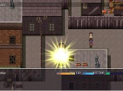 Cute girl discovers something strange in a man's box