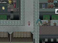 Cute girl discovers something strange in a man's box