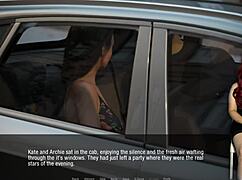 Kate 32 Can't Help Touching Herself in the Taxi Ride