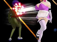 Girl B Hero Loretta In Action Scenes Part 16!