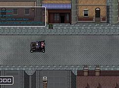 Cute girl discovers something strange in a man's box