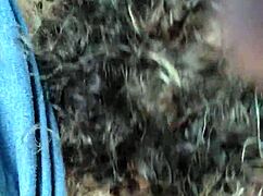 Rainy day in the car, swallowing cum outdoors with amateurs