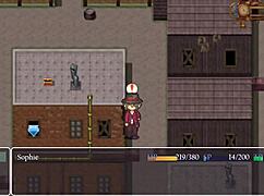 Cute girl discovers something strange in a man's box