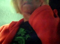 Blonde milf in lingerie fools amateurs with big tits in part two