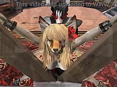 Unusual order involves furry yiff with big tits and monster cock