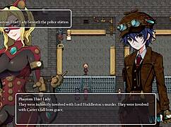 Cute girl discovers something strange in a man's box