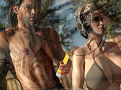 Where it all began in this hentai anime game episode 13