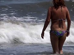 hey, the beach gets me so wild, i always end up banging strangers for their cock