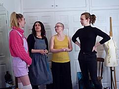 behind scenes flashing naked exhibitionists hentai backstage