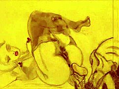 VINTAGE EROTISKE TEGNINGER fra retro tegneserier og anime