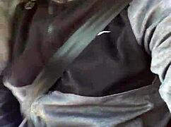 touching a bulge in traffic turns into quick outdoor action