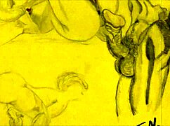 Dibujos eróticos vintage de cómics retro y anime