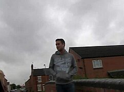 busty eager for cock masturbates in car waiting for cocks