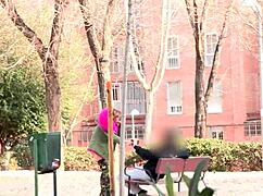 Hey, she’s cool getting naked right in the middle of the street, huh?