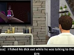 Girl Next Door Vanessa Welcomes Special Guest in Sims 4