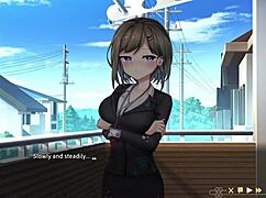 Luna's blowjob scene in Ghost Marriage Matchmaking VN 😏