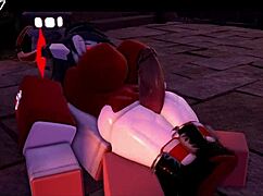 SUCCUBUS THIGHJOB WITH ROUGH TIT GRABBING AND BOOB SQUEEZING IN 3D HENTAI ANIME!