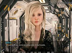 Crying Petite Blonde in 3D Cartoon Seeks Connection