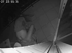 cheating wife sneaks with friend for taboo balcony hotel fuck