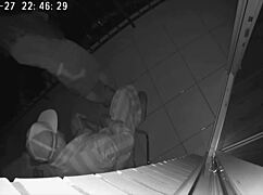 cheating wife sneaks with friend for taboo balcony hotel fuck