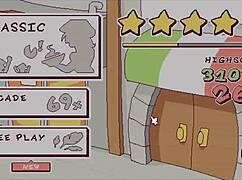 kinky futanari waitress puts cum on pizza in hentai game