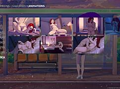 I’m obsessed with Yasuka’s gallery scenes in Goodbye Eternity, riding hard in anal action!