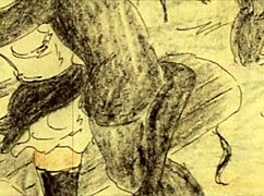 Check out this vintage erotic cartoon art collection! 😍