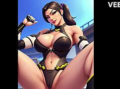 Overwatch inspired anime babes